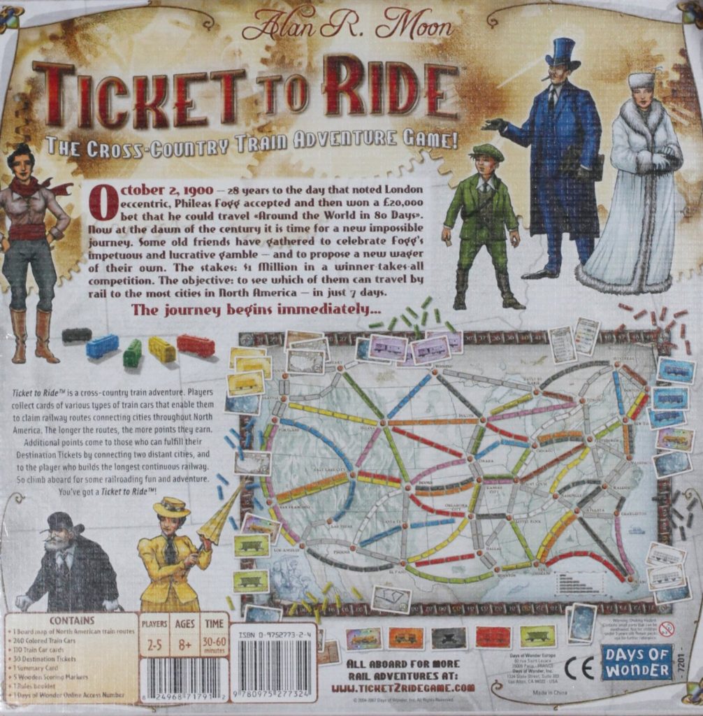 Ticket to Ride Board Game 