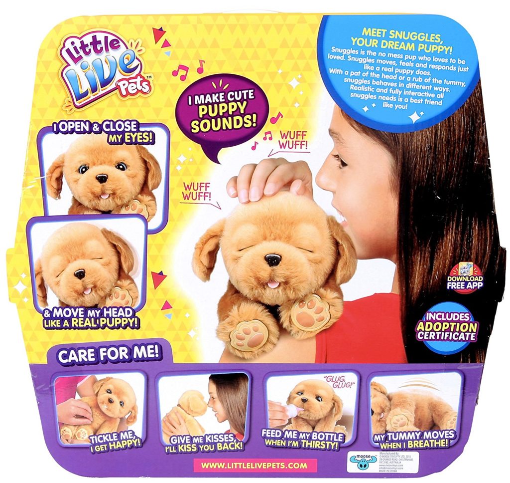 Little Live Pets Snuggles My Dream Puppy Playset box