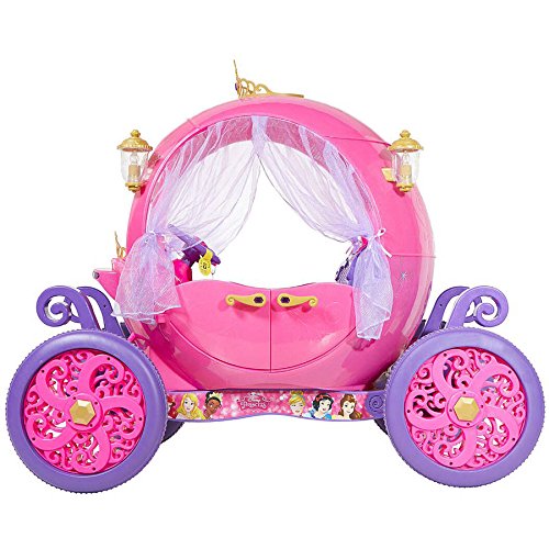 New Disney Princess Pink Carriage Electric Car