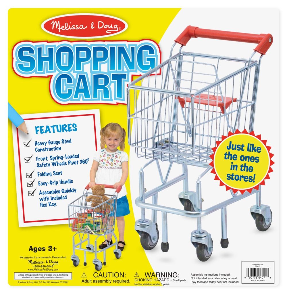 toy shopping cart from mellisa and doug